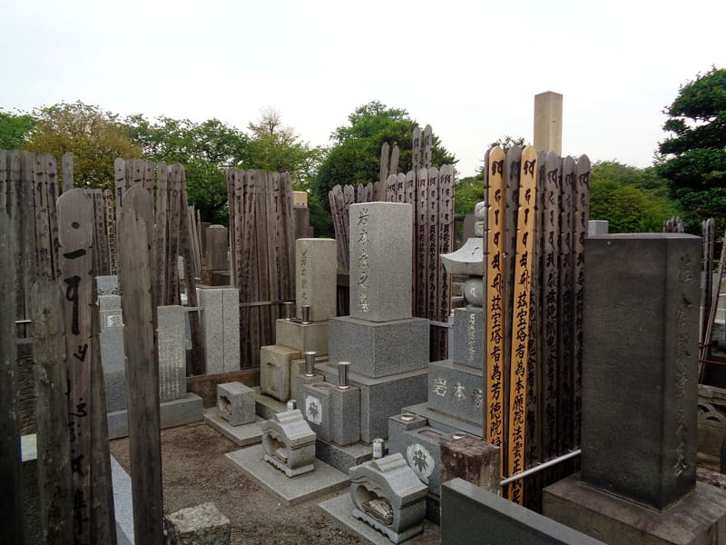 Cimitero di Yanaka, con il Tennō-ji