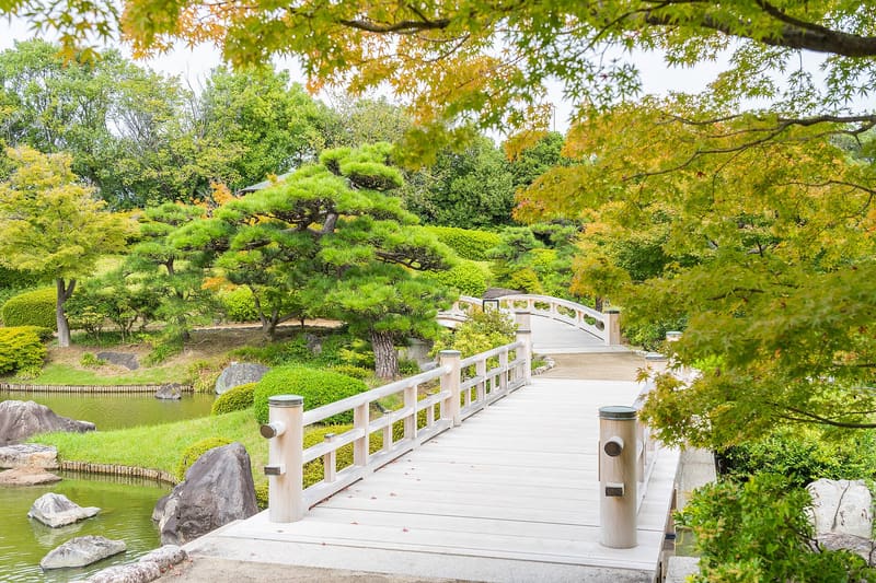 Giardino giapponese del parco Daisen