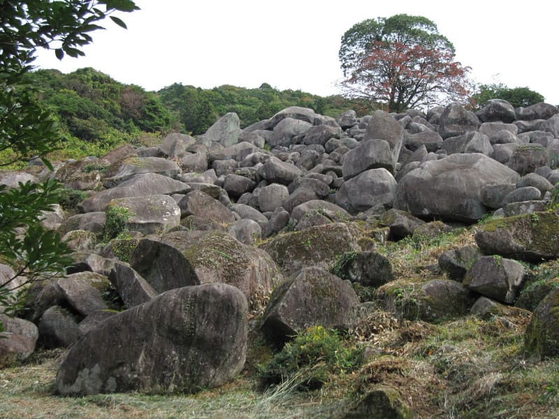 Manokura no Ōiwago, the boulder field