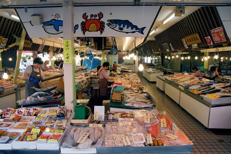 Mercato mattutino di Hakodate