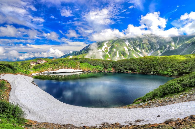 Murodo and Lake Mikuriga-ike (室堂・みくりが池)