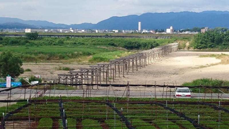 流れ橋（上津屋橋）