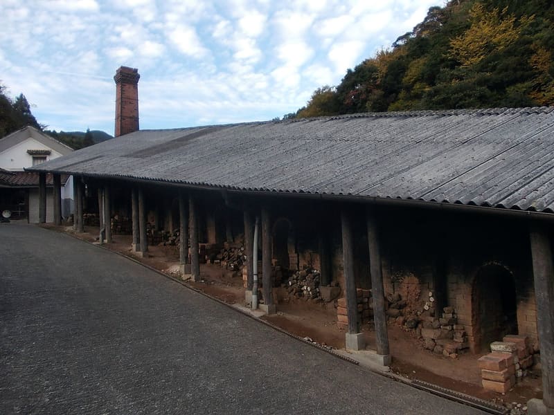 小鹿田焼の里