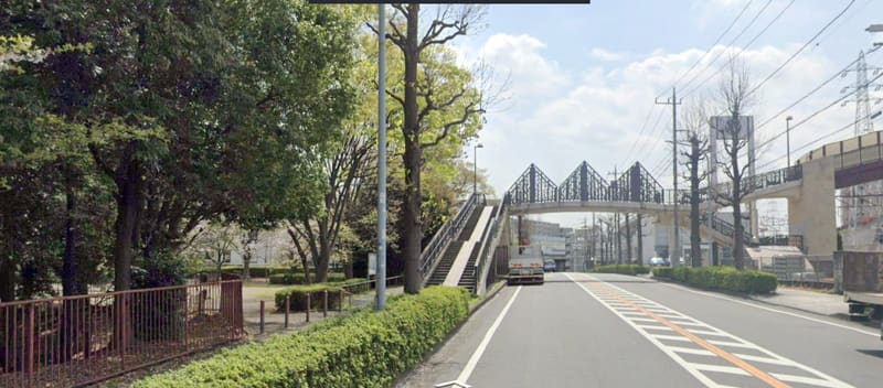 Passerella di Akada (赤田歩道橋), il luogo oggi