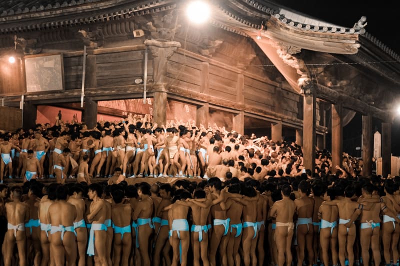 西大寺會陽,裸祭