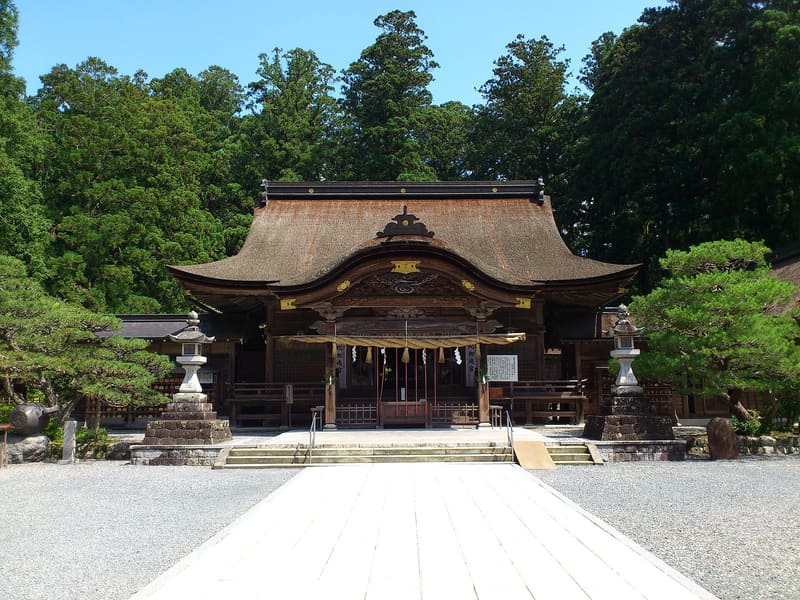 Santuario Okuni, il luogo oggi