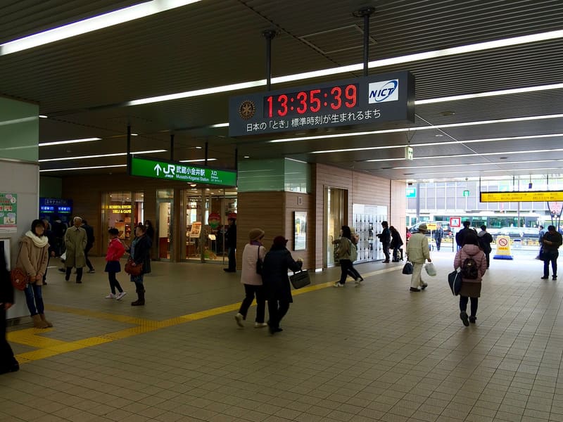 Stazione di Musashi-Koganei (武蔵小金井駅), il luogo oggi